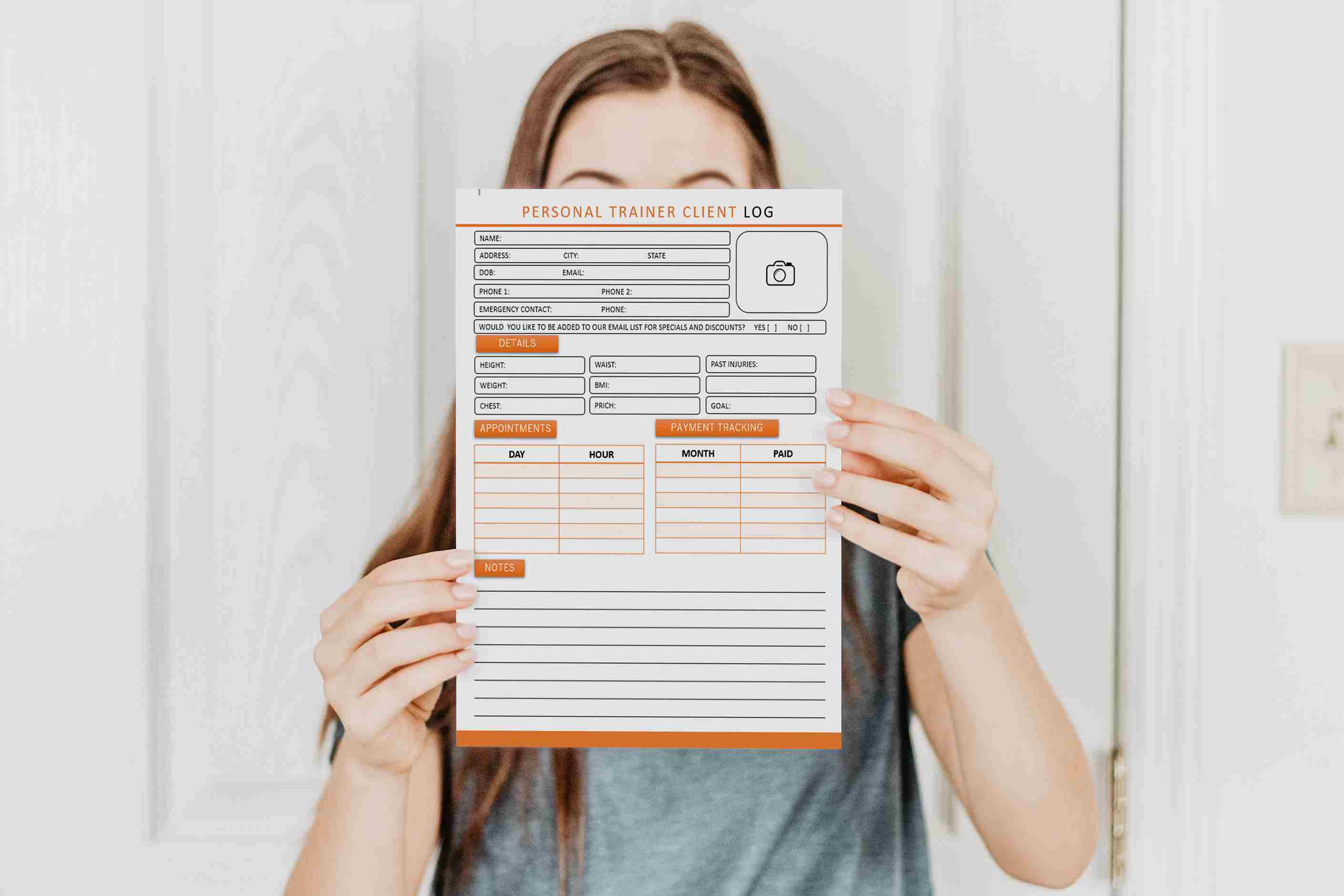 Personal Trainer Client Log Book